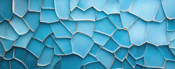 Wall Mural - Vibrant blue textured surface with unique patterns and shapes, ideal for backgrounds and design projects, showcasing artistic potential and creativity concept