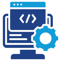 Web Development Dual Tone Icon