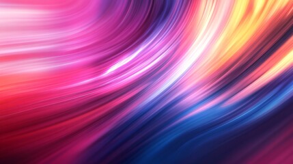 Leinwandbilder - Colorful abstract background with flowing light trails creating dynamic swirls
