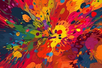 Wall Mural - abstract colorful background