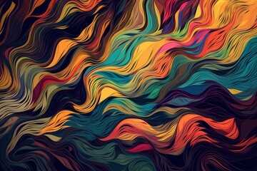 Poster - abstract colorful background