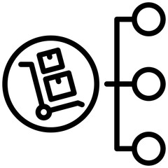 Wall Mural - Procurement Planning Outline Icon