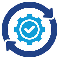 Sticker - Operational Efficiency Dual Tone Icon