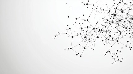 Network connection abstract background
