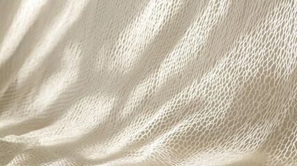 Abstract background with the shadows of a net on a white wall, in a light beige color, high resolution, highly detailed, sharp focus, studio photography.