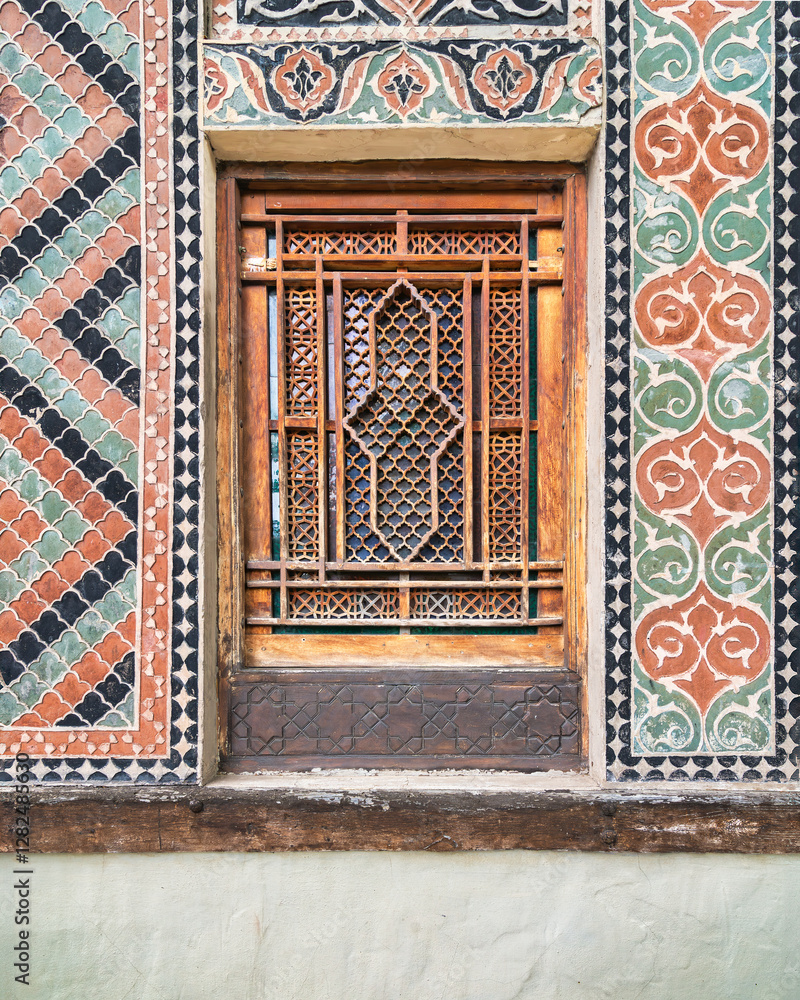 Vibrant colors and geometric patterns adorn the walls of Shaki Khans ...