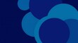 © Danial - A minimalist digital illustration, a series of overlapping circles, gradient fill from dark blue to light cyan,  precise shapes, clean lines, appearing weightless.