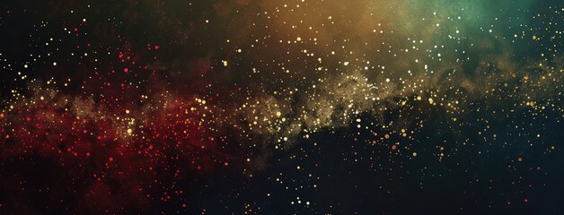 Wall Mural - enigmatic cosmic dust starscape panoramic view
