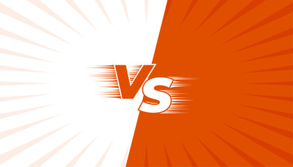 Wall Mural - pop art tournament versus vs poster for sports and gaming competition