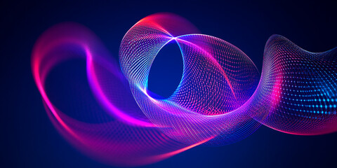 Wall Mural - Abstract Flowing Waves