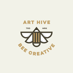 Wall Mural - Art hive logo