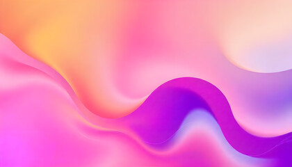 Wall Mural - Abstract fluid design with vibrant pink and purple hues