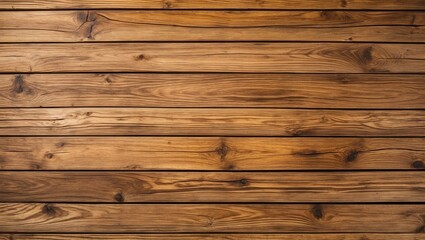 Canvas Print - wooden wall or floor texture with planks detailed grain pattern natural brown color rustic style bac