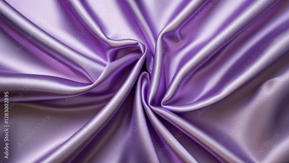 Purple silk fabric texture with soft sheen and smooth draping patterns ...