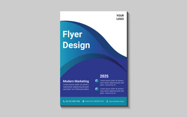 corporate business flyer design template