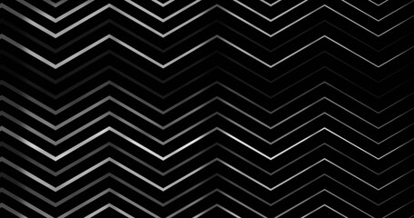 Wall Mural - image of white lines moving over black background