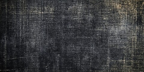 Poster - Stylish textured gray denim background featuring distressed patterns and subtle fading ideal for fashion, design, and creative project applications