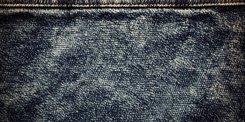 Aufkleber - Gray denim texture background with a distressed finish featuring variations in tone and subtle stitching details ideal for creative designs