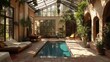 © Pannee - A sunlit glasshouse-style patio with acrylic roofing, blending indoor and outdoor vibes
