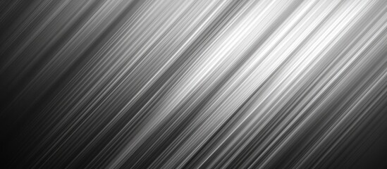Fototapete - Sleek black background with subtle diagonal grey lines and soft neutral gradient blending from dark to light accents creating a modern abstract pattern
