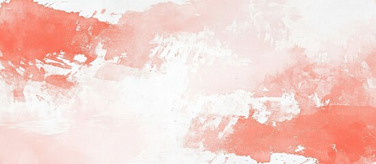 Aufkleber - Salmon pink and white abstract background featuring softly blended textures ideal for showcasing various template designs and creative concepts.