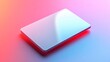 © Aisha - Smooth and glossy 3D bank card, sleek edges, positioned against a clean gradient
