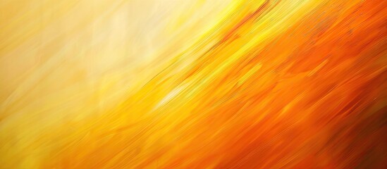 Aufkleber - Warm orange and yellow abstract background with motion blur, featuring a diagonal flow and soft gradients, ideal for copy space usage.