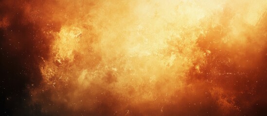 Aufkleber - Warm abstract background in vibrant orange and golden hues with soft texture; ideal for customizable text placement and visual engagement.