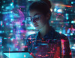 © Deja - Exploring digital innovation urban tech hub portrait futuristic environment close-up empowering technology