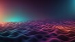 © Наталия Пилипенко - A futuristic 3D landscape with smooth, wavy surfaces illuminated by neon gradients. Vibrant colors blend seamlessly, creating a surreal atmosphere. Perfect for backgrounds, digital art, and abstract