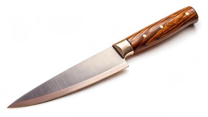 Chef's Knife on White Background