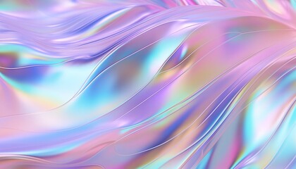 Wall Mural - abstract purple background with lines line holographic purple pink blue