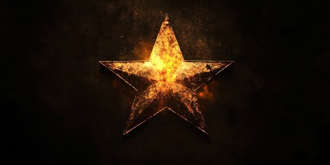 Wall Mural - close up of a star with a lot of detail