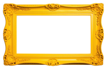 Wall Mural - png iron dark yellow frame backgrounds rectangle
