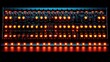 © bani - Studio synth illuminated, dark background, music production