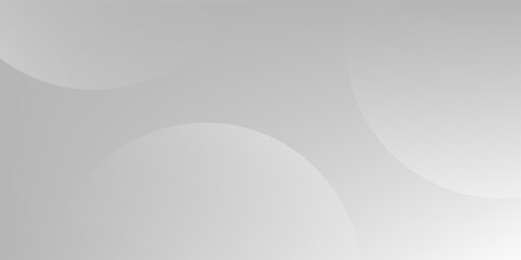 A minimalist abstract background featuring overlapping curves and circular shapes in various shades of gray, creating a smooth gradient and subtle depth