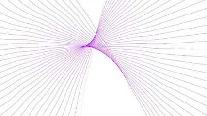 Wall Mural - Curve line wave animation.