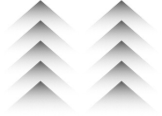 vector grunge up arrow halftone abstract.dots texture background
