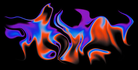 Wall Mural - 4k beautiful color gradient background with noise. abstract pastel holographic blurred grainy gradie