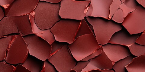 Wall Mural - A vibrant texture showcases layers of hot red lava dips creating a striking background perfect for various design applications. The surface features organic shapes that enhance visual interest