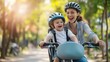 © Maciej Koba - Mother-Child Cycling Adventure: Embrace Summer Joy with a Healthy Outdoor Lifestyle & Family Bonding