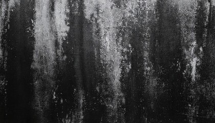 Leinwandbilder - dark abstract grunge texture with rough black and white streaks, weathered distressed surface ideal for background and design

