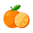 © Salim - Illustration of Orange isolated on white background