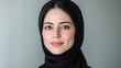 © MAKASIHMAS SIDNEY - Woman, hijab, portrait, neutral background, professional