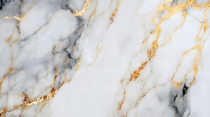 Poster - Exquisite marble texture with intricate golden veining pattern for high end background designs luxury brand promotions exclusive product displays and premium visual content