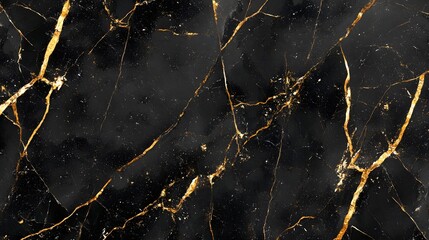 Aufkleber - Exquisite marble textured background featuring a sophisticated blend of black gold and earthy tones  This graphic design element showcases a stunning natural stone pattern with a polished