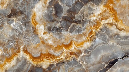 Aufkleber - Exquisite marbled mineral texture featuring intricate patterns and earthy tones of brown grey and yellow  This natural stone background is perfect for luxury home decor interior design packaging