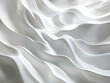 © Chalit - White background of  abstract minimalism, featuring soft, flowing textures and a calming monochromatic palette