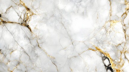Fototapete - Luxurious and elegant marble texture with golden veins and seamless pattern  This natural stone background is perfect for high end design architecture interior and premium decor applications