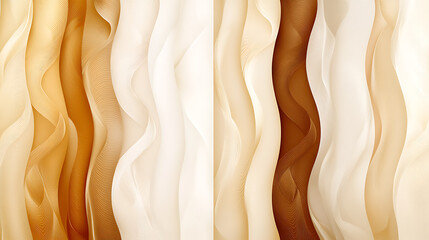 Wall Mural - Brown ash golden yellow beige cream champagne vanilla sepia white abstract background color gradient light pastel dusty pale soft shade luxury vintage elegant glitter shimmer blank template 